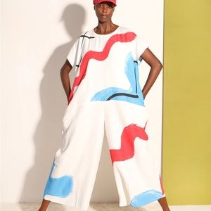 LF Markey Avery jumpsuit O/S printed jumpsuit